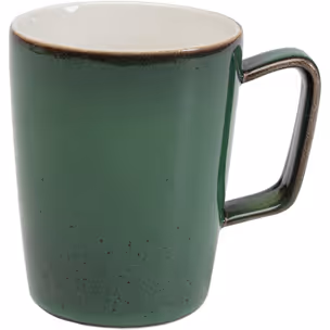 Kubek porcelanowy COLORINO 350 ml - biały/zielony
