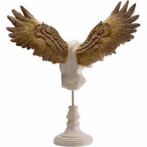 Figurka dekoracyjna GUARDIAN ANGEL MALE 48x45 - beżowy/brąz