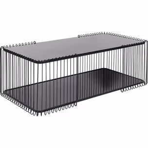 Stolik kawowy WIRE DOUBLE 120x60 - czarny
