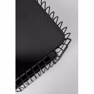 Stolik kawowy WIRE DOUBLE 120x60 - czarny
