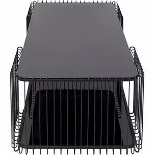 Stolik kawowy WIRE DOUBLE 120x60 - czarny