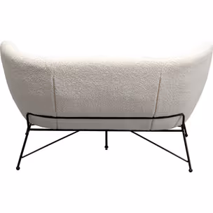 Sofa 2-osobowa JACKY boucle - biały
