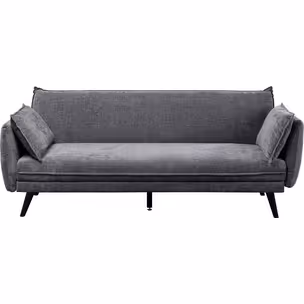 Sofa rozkładana LOTTA - grafitowy/czarny