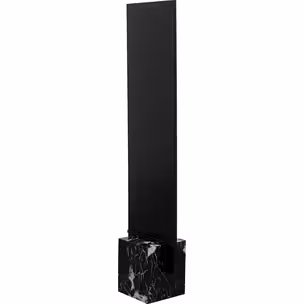 Lustro stojące z marmurową podstawą HULDA BLACK - czarny