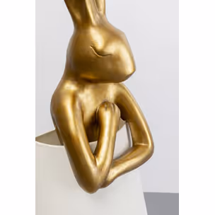 Lampa podłogowa ANIMAL RABBIT 150 - złoty/biały