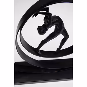Figurka dekoracyjna ARTIST CIRCLE 50 - czarny