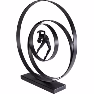 Figurka dekoracyjna ARTIST CIRCLE 50 - czarny