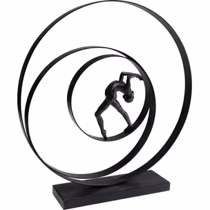 Figurka dekoracyjna ARTIST CIRCLE 50 - czarny