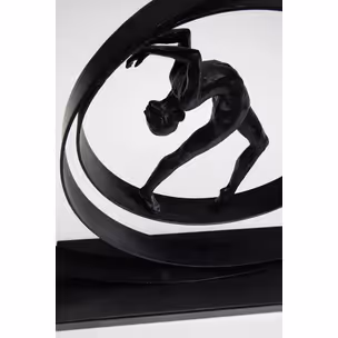 Figurka dekoracyjna ARTIST CIRCLE 50 - czarny