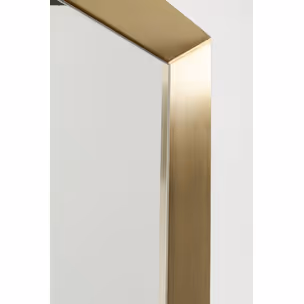 Lustro wiszące AREZZO TRAPEZ 45/65x160 - złoty