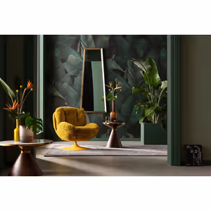 Lustro wiszące AREZZO TRAPEZ 45/65x160 - złoty