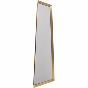Lustro wiszące AREZZO TRAPEZ 45/65x160 - złoty