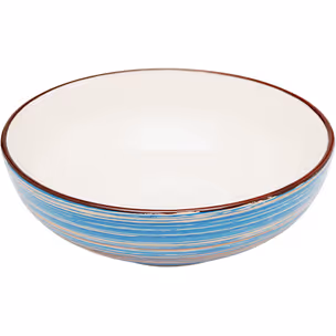 Miska kamionkowa SWIRL 18 - niebieski