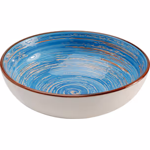 Miska kamionkowa SWIRL 18 - niebieski