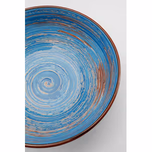 Miska kamionkowa SWIRL 18 - niebieski