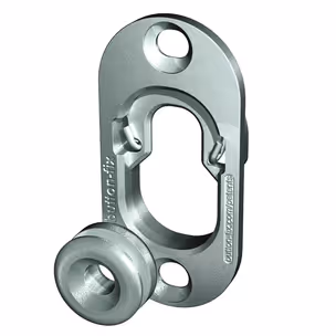 BUTTON-FIX niewidoczny łącznik meblowy do paneli TYP1 Metal/ komplet z guzikiem