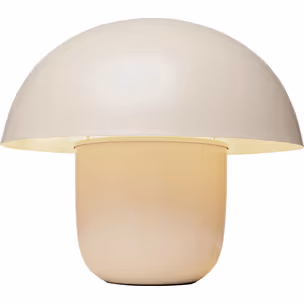 Lampa stołowa stalowa MUSHROOM MATT 50 cm - beżowy