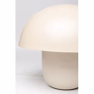 Lampa stołowa stalowa MUSHROOM MATT 50 cm - beżowy