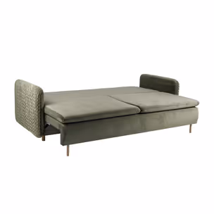 Sofa rozkładana welurowa LUNA - tkanina Magic Deluxe 2243/P300
