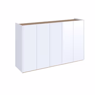 Komoda 5-drzwiowa EASY EA-01 - biały połysk