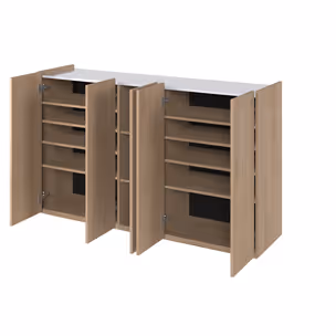 Komoda 5-drzwiowa EASY EA-01 - dąb scandi