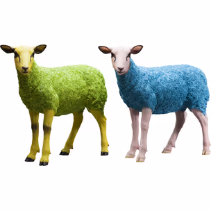 Dekoracja SHEEP - zielony