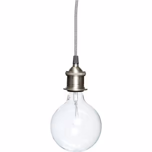 Lampa wisząca aluminiowa META - srebrny