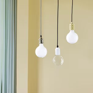 Lampa wisząca aluminiowa META - srebrny