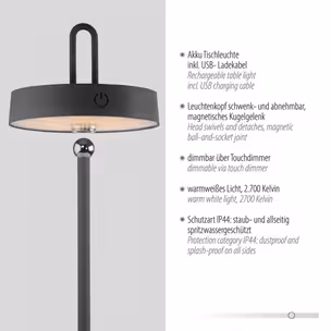 Lampa stołowa AMAG 19310-18 - czarny