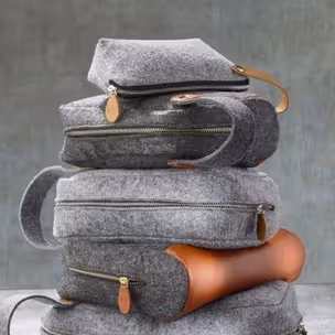 Kosmetyczka Craft 17x12 cm szara