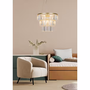 Lampa sufitowa TIFANNY P17127-4-1GD - złoty