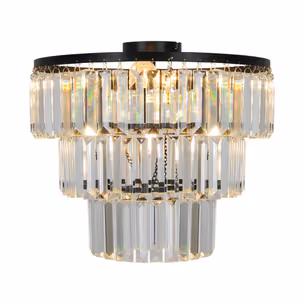 Lampa sufitowa TIFANNY P17127-4-BK - czarny
