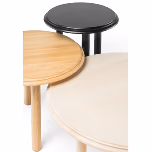 Stolik kawowy dębowy STK-2316/1 RONDA 80 cm