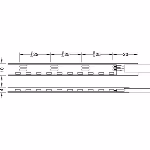 Taśma LED Häfele Loox5 2099, 12V, 8mm, 120LED/m, 9,6W/m, barwa ciepła 3000K, IP20, 5m