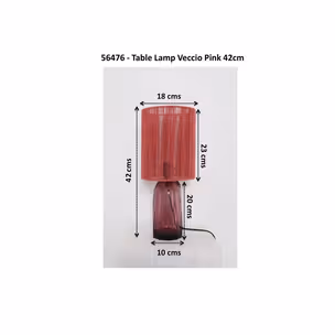 Lampa stołowa VECCHIO 42 - różowy