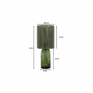 Lampa stołowa VECCHIO 42 - ciemnozielony