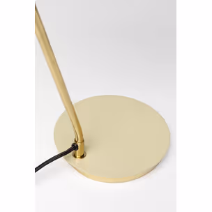 Lampa stołowa DEMI - jasnozielony/złoty