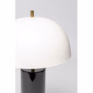 Lampa stołowa JOSY - biały/czarny