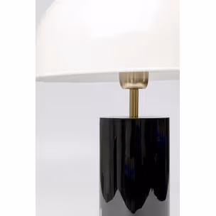 Lampa stołowa JOSY - biały/czarny