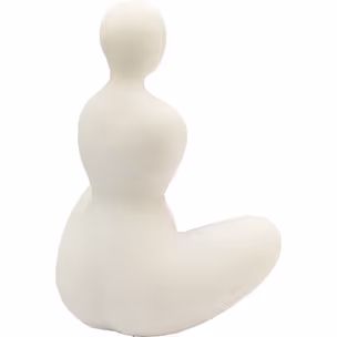 Figurka dekoracyjna SOFT WOMAN - beżowy