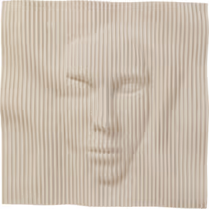 Dekoracja ścienna 3D SOFT FACE 60x60 - beżowy