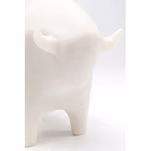 Figurka dekoracyjna SOFT BULL - beżowy