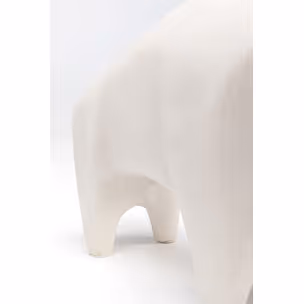 Figurka dekoracyjna SOFT BULL - beżowy