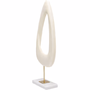 Figurka dekoracyjna SOFT SHAPE 18x52.5 - beżowy
