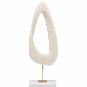 Figurka dekoracyjna SOFT SHAPE 18x52.5 - beżowy