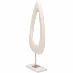 Figurka dekoracyjna SOFT SHAPE 18x52.5 - beżowy