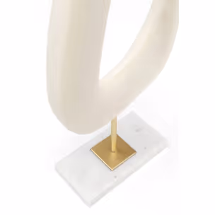Figurka dekoracyjna SOFT SHAPE 18x52.5 - beżowy