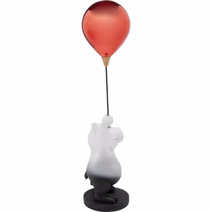 Figurka dekoracyjna BALLOON HIPPO 69 - czerwony