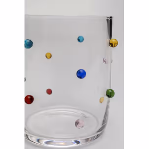 Szklanka PARTY DOTS - multikolor