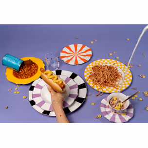 Szklanka PARTY DOTS - multikolor